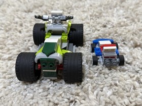 Lot 2 LEGO CREATOR 3 In 1 Rocket Truck 31103  &  Creator Blue Racer 31027