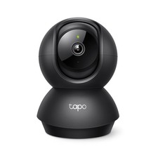 Tapo 1080P Indoor Pan/Tilt Wired Security Camera - Works as a Baby  Black