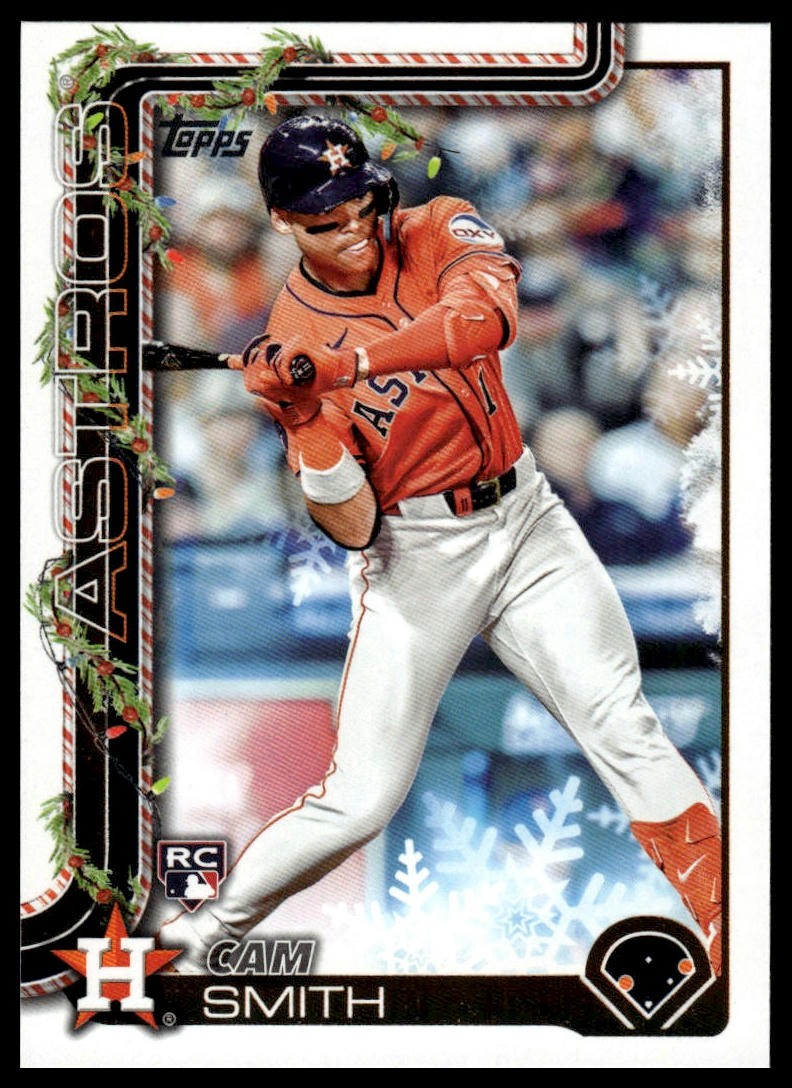 Cam Smith 2025 Topps Holiday #H121b Houston Astros