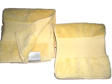 FRONTGATE BUTTERY YELLOW TURKISH (2P) THICK HAND TOWEL SET 18X27