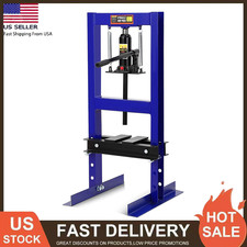 6 Ton Hydraulic Shop Press Garage Floor Benchtop Press Adjustable Table Height