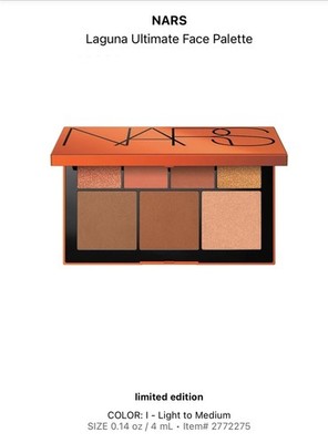 NARS Laguna Ultimate Face Palette 1 ~ Light to Medium ~ Authentic ~ New in Box