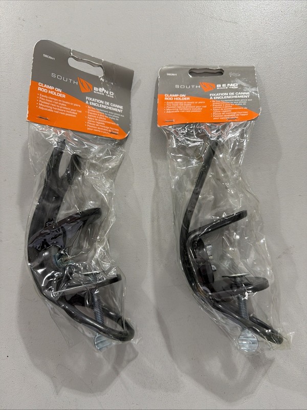 2 South Bend SBCRH1 Clamp On Rod Holders