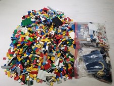 non Lego Assortment Bucket of Bricks Vintage some 1980s mixed 12 pounds TYCO