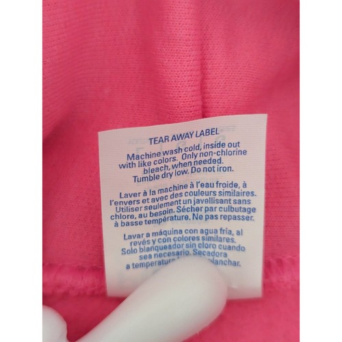 Port & Company Youth Hoodie Size L Core Fleece Pink Hooded Sweatshirt - Picture 7 of 14