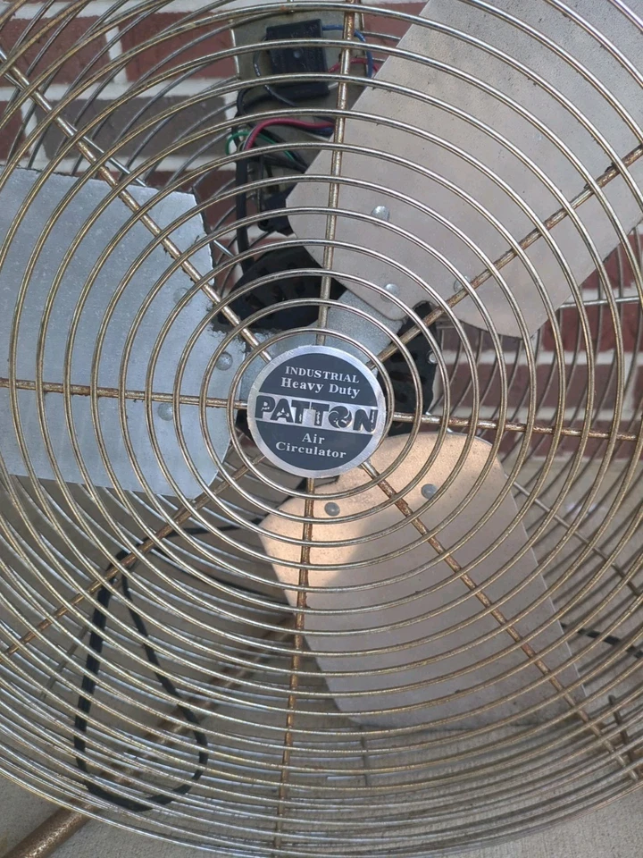 Circulador de ar industrial resistente 3 velocidades PATTON alta velocidade ventilador U2-20. 20 pol - Imagem 2 de 4