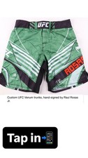 Signed Raul Rosas Venum UFC Athletic MMA Shorts