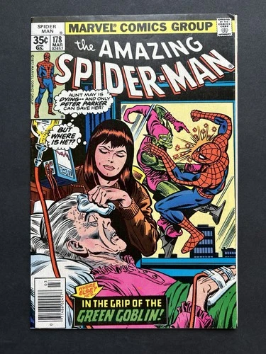 Amazing Spider-Man 178 VF- 7.5 NICE! Green Goblin! 1978 MarvelComics CombineShip