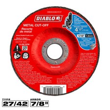 DIABLO DBD045063701F 4-1/2" Type 27 Metal Cut-Off Disc