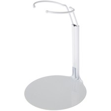 Plymor DSP-4175W White Adjustable Doll Stand, fits 7-9 inch Dolls/Action Figures