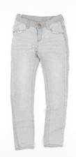 Cortigiani Girls Grey Skinny Jeans 7 Years Stretch Denim