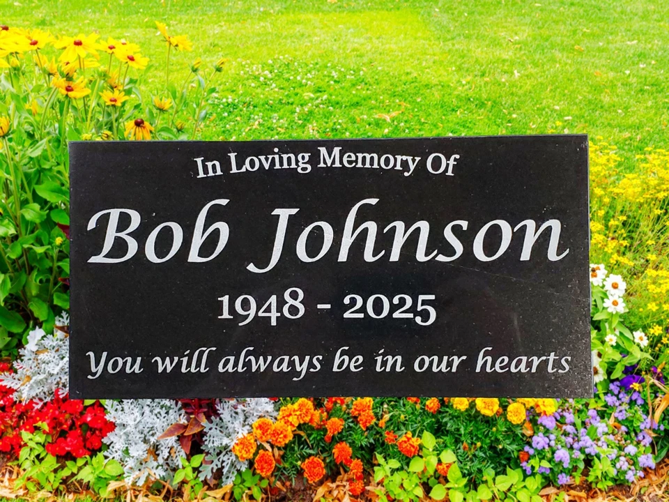 Любимый один мемориал могила маркер надгробный камень сад гранит камень заказ табличка t20 - Изображение 3 из 4