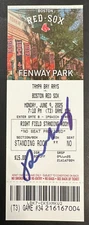 Roman Anthony Autographed MLB Debut Ticket Boston Red Sox 6-9-2025