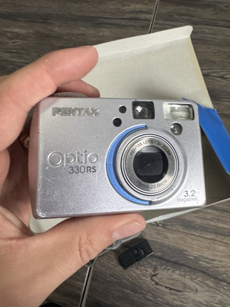 Pentax Optio 330 3.34mp Digital Camera Complete Read Parts | eBay