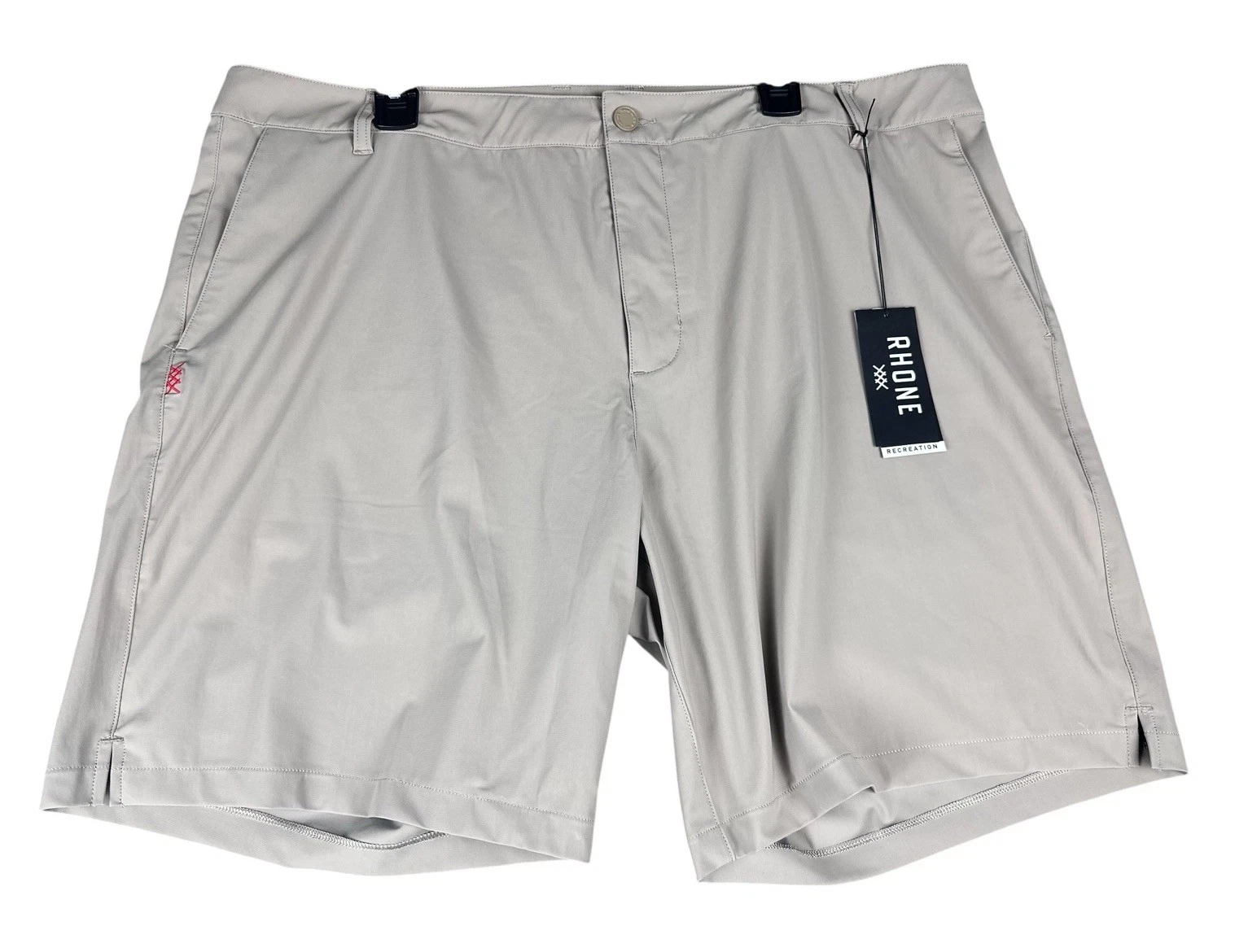 NEW Rhone Mens 8"Resort Shorts Performance Stretch Golf Sandalo Khaki Size 40