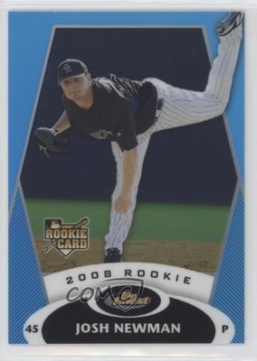 2008 Topps Finest Blue Refractor 54/299 Josh Newman #147 Rookie RC 01wi