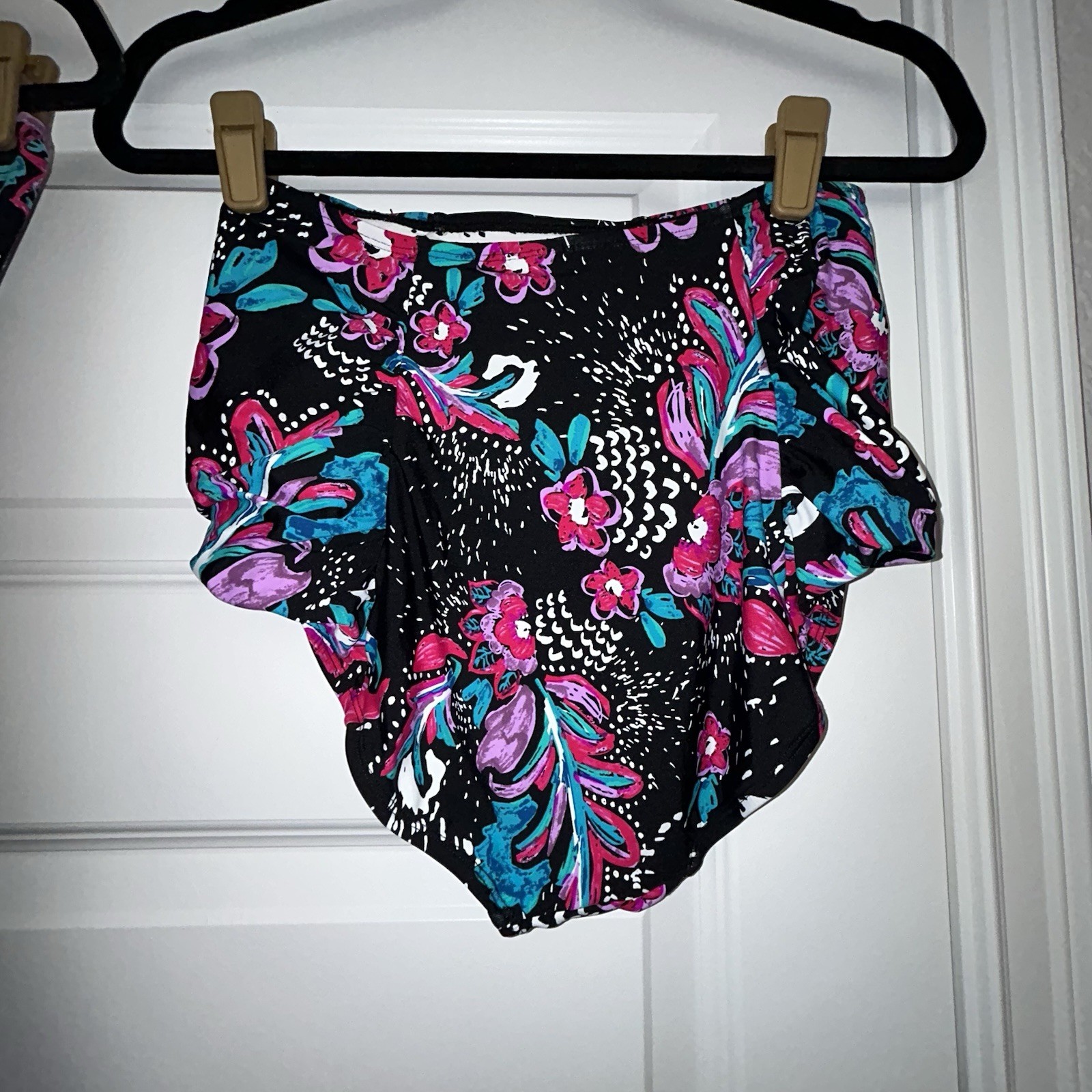 Anne Cole Tankini Floral Mix Print 2 Piece Swim Suit   Size XL (Top)/L (Bottom)