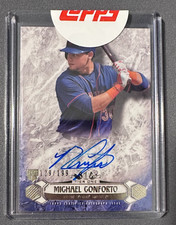 2016 Topps Tier One Michael Conforto Rookie Auto Blue #/199 - Mets, Cubs