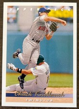 1993 Upper Deck #254 Chuck Knoblauch Minnesota Twins Major League Baseball Card