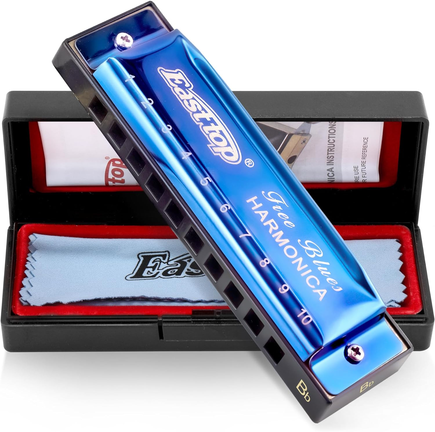 Harmonica diatonique blues en si majeur à 10 trous pour débutant