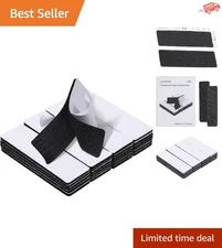 20 Sets of Heavy-Duty 1x4 Inch Hook and Loop Fasteners - Easy Adhesive Mounting