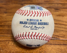 Dodgers vs Giants Game Used Baseball 8/1/2022 Andrew Heaney to Yastrzemski MLB