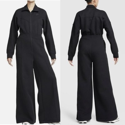 パンツ Nike Tech Pack Unlined Woven Overalls Nike Tech Fleece Jumpsuit Size XS Womens Black Sportswear