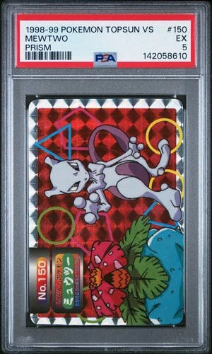 1998-99 POKEMON TOPSUN VS PRISM #150 MEWTWO PSA 5