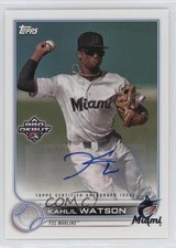 2022 Topps Pro Debut Auto Kahlil Watson #PD-104 Auto ms9
