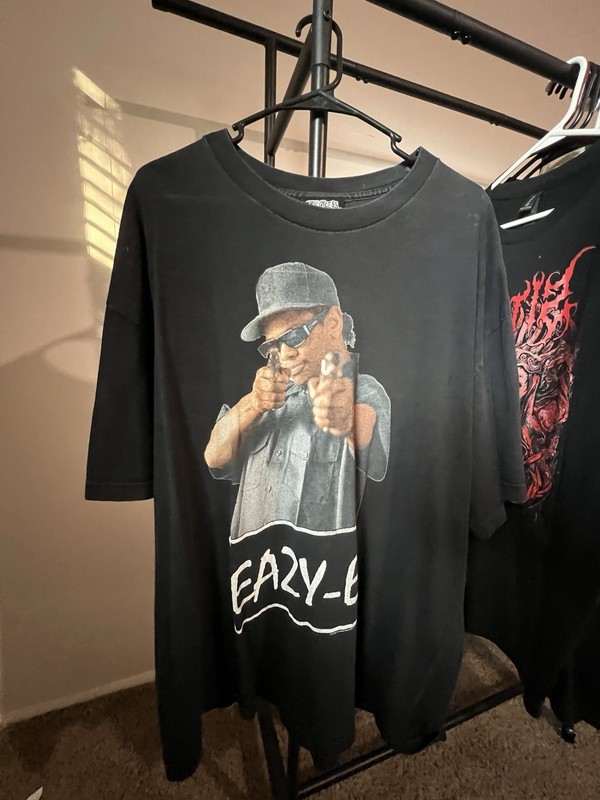 Eazy-E Ruthless Records Black Graphic T-Shirt Music Industry Rap & Hip Hop 2XL