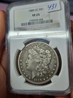 1889 CC US Morgan Silver Dollar $1 - NGC VF25