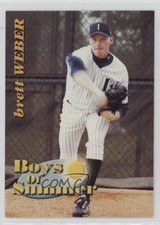 2001 Royal Rookies Throwbacks Boys of Summer Brett Weber #BOS#10 0q3