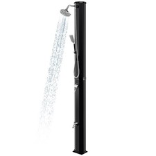 Solar Heated Outdoor Shower,  Garden Shower with Temperature Adjustment