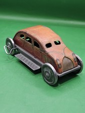 Rare Prewar Japan Tin Litho Windup Car Not Working Appears Restored 6 Inch Sedan