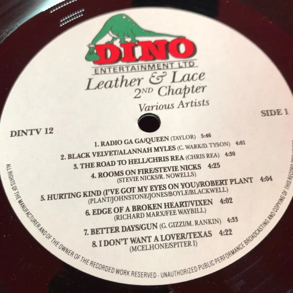 VARIOUS Leather & Lace The 2nd Chapter 1990 UK vinyl LP Vixen Gun Queen Texas - Image 4 of 4