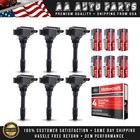 6X Ignition Coil & 6X Motorcraft Iridium Spark Plug for 19-23 Lincoln Ford