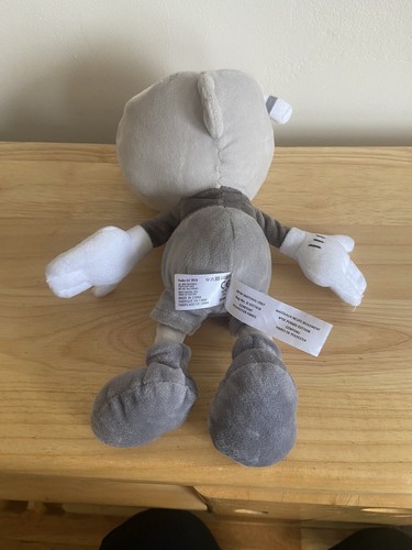 Funko Cuphead & Mugman Plush Gray White 2018 Stuffed Toy - Picture 5 of 9