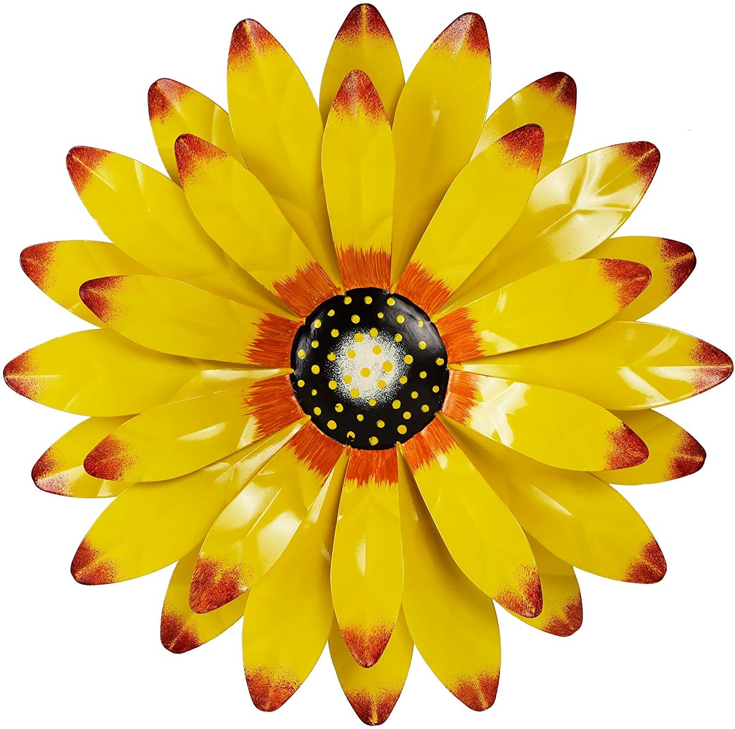 Flower Decor Hang Fence Garden Sculpture Yard Office Patio Wall Art