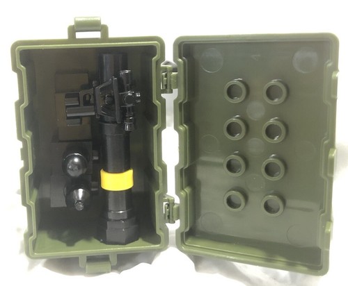 FIREABLE BLK & YEL Rocket w/ Utility Case Halo COD Mega Bloks Construx Compat - Picture 2 of 15