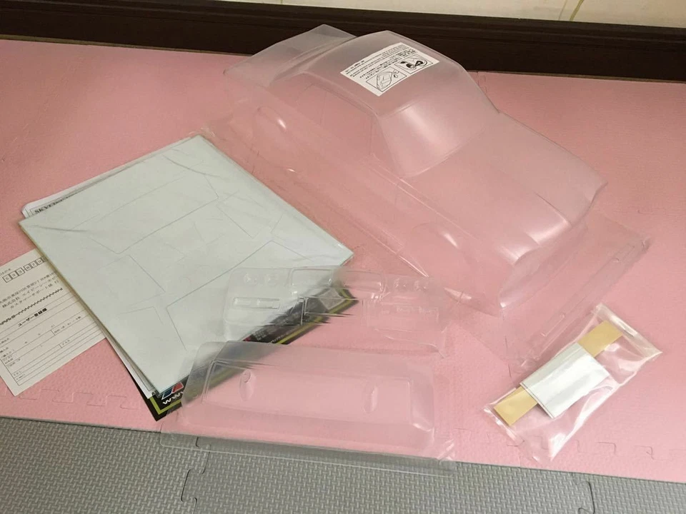 ABC HOBBY 1/10 RC Nissan Skyline HT2000 GT-R Raicng Body Kit 3 pcs from Japan  - Image 3 of 4