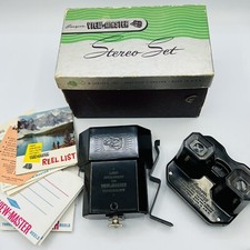 Vtg Sawyers View Master Model C Reel Viewer Bakelite W HTF Light Attachment