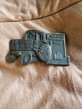 Vintage International Harvester Belt Buckle The New Number One Spec. Cast Ill.