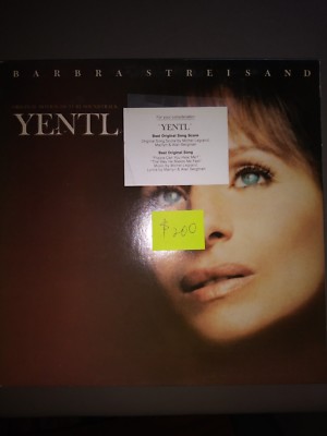 Vinyl Album- Yentl Original Soundtrack Album- Academy Award Submission- Like New