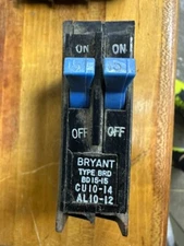 (1) Bryant Westinghouse BD1515 Circuit Breaker - W69