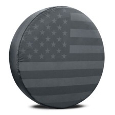 Black Flag Usa Tire Cover Accessories For Jeep Wrangler Jk Jl Cj Yj Tj 1987-2020