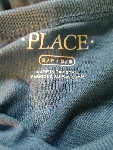 The Childrens Place Boys Shirt Size Small Blue Graphics Tee Short Sleeves - Picture 6 of 8