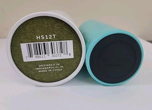 Brumate Hopsulator Slim Insulated Can Cooler in Glitter Aqua ~New - Picture 4 of 4