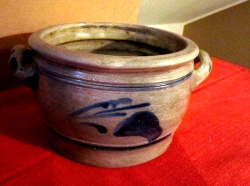 Blumentopf aus Ton lasiert 19 cm Durchmesser eBay