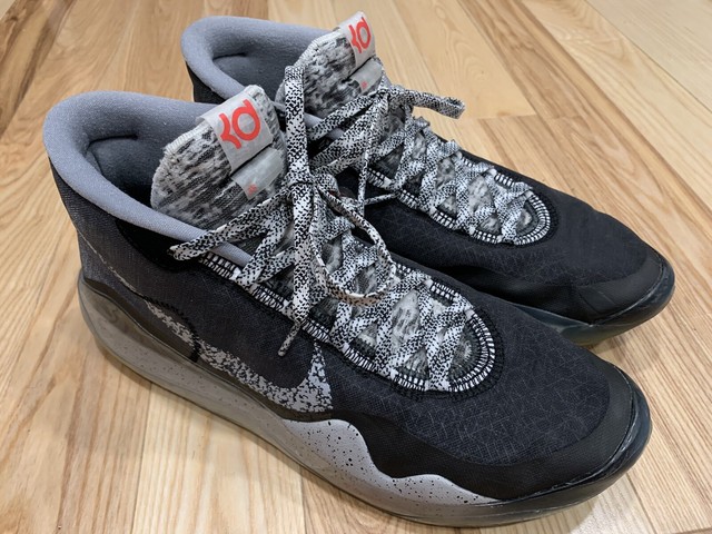 Nike Zoom Kd12 Black Cement Ar4229-002 Men's Size 12 Kevin Durant 2019 Hypebeast for sale online 