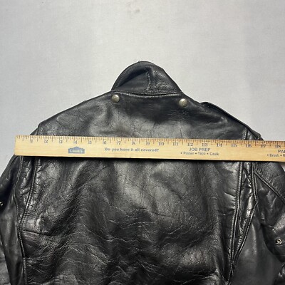 Vintage 50s Harley Davidson Leather Motorcycle Jacket Studded Buco